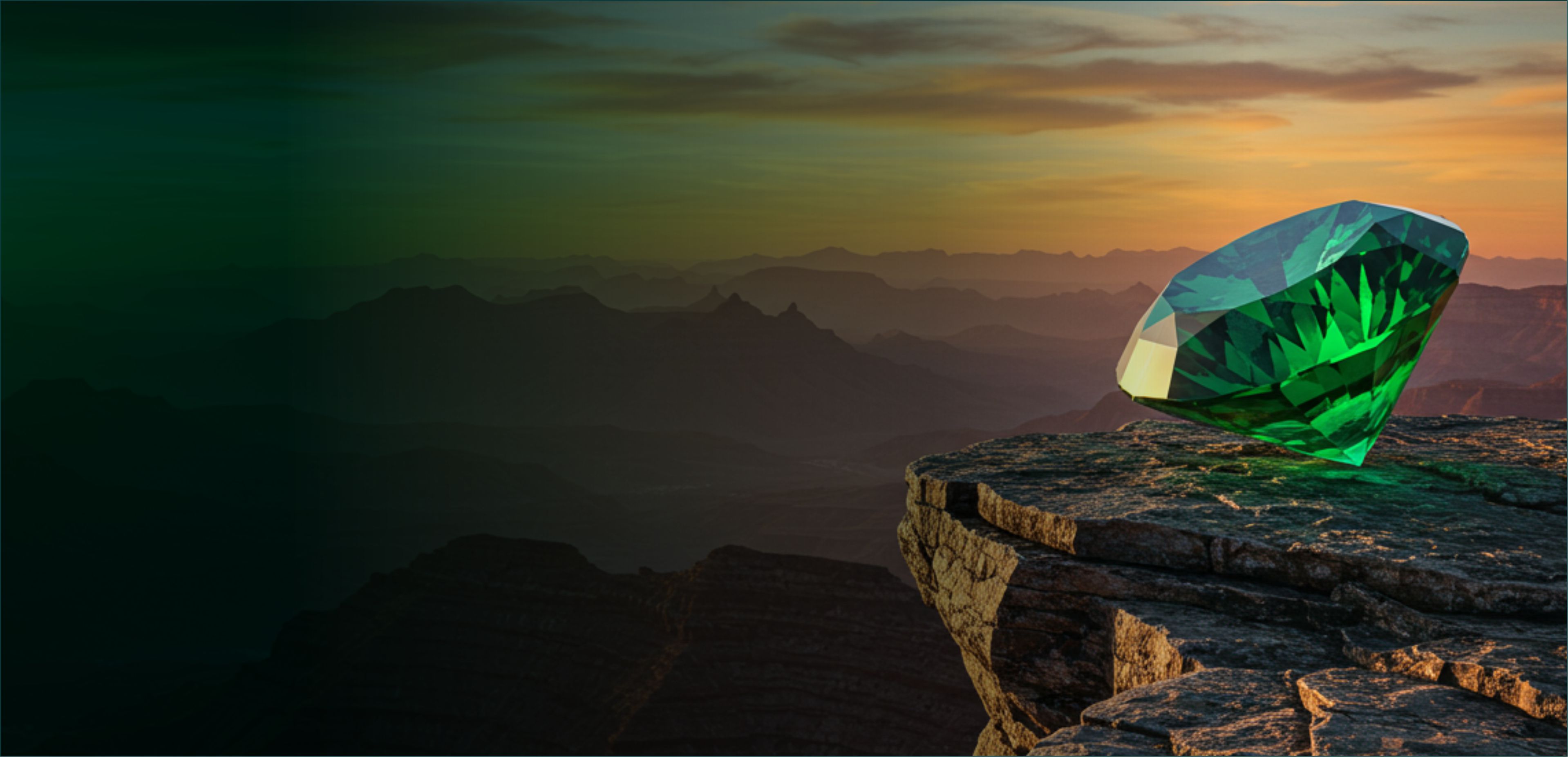 A radiant woman looking confidently towards the future.